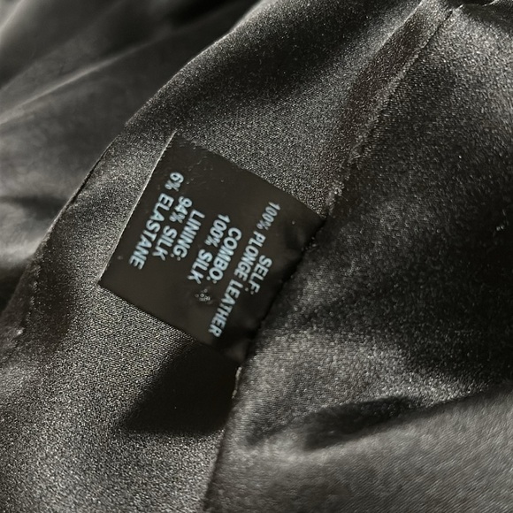 Norisol Ferrari Black Wasp Waist Leather Jacket - Picture 14 of 15